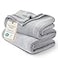 Bedsure GentleSoft Fleece Blanket Twin Size Light Grey 300GSM Lightweight Plush Fuzzy Cozy Soft Warm Blanket for Bed Sofa Couch Travel Camping 60x80 inches