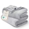 Bedsure GentleSoft Fleece Blanket Twin Size Light Grey 300GSM Lightweight Plush Fuzzy Cozy Soft Warm Blanket for Bed Sofa Couch Travel Camping 60x80 inches
