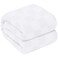 Oakias 100 Cotton Blanket King Size White 90 x 108 Inches 350 GSM Soft Lightweight Breathable Thermal Blanket Durable AllSeason Comfort for Bed Couch