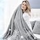 CHOSHOME Cooling Blanket for Hot Sleepers Lightweight Summer Cold Thin Blankets for Sleeping Hot Flashes Night Sweats Soft Blanket for Bed Twin Size Grey