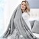 CHOSHOME Cooling Blanket for Hot Sleepers Lightweight Summer Cold Thin Blankets for Sleeping Hot Flashes Night Sweats Soft Blanket for Bed Twin Size Grey