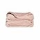 UnHide Lil Marsh Faux Fur Blanket Lightweight Soft Throw Blanket Machine Washable Ideal for Bed Couch or Reading Chair Small 50 x 60 Rosy Baby