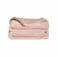 UnHide Lil Marsh Faux Fur Blanket Lightweight Soft Throw Blanket Machine Washable Ideal for Bed Couch or Reading Chair Small 50 x 60 Rosy Baby
