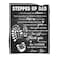 HAXOILO Stepped Up Dad Blanket to My Bonus Dad Father Daddy Throws Gifts for Fathers Day Birthday 50x60 in