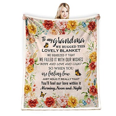 Juirnost Gigi Blanket Cozy Comfy Grandma Gift for Birthday Nana Mothers Day