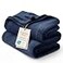 Bedsure GentleSoft Fleece Throw XL Blanket Navy 300GSM Soft Lightweight Plush Cozy Blankets for Bed Sofa Couch Travel Camping 50x70 inches