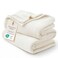 Bedsure GentleSoft Fleece Throw XL Blanket Cream 300GSM Soft Lightweight Plush Cozy Blankets for Bed Sofa Couch Travel Camping 50x70 inches
