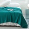 AmyHomie Cooling Blanket King Size 100 Rayon Derived from Bamboo Cool Summer Blanket for Hot Sleepers Soft Comfy Waffle Lightweight Blankets for All SeasonsTeal 10890in