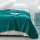 AmyHomie Cooling Blanket King Size 100 Rayon Derived from Bamboo Cool Summer Blanket for Hot Sleepers Soft Comfy Waffle Lightweight Blankets for All SeasonsTeal 10890in