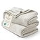 Bedsure GentleSoft Fleece Throw XL Blanket Linen 300GSM Soft Lightweight Plush Cozy Blankets for Bed Sofa Couch Travel Camping 50x70 inches