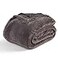 Berkshire Blanket Classic ExtraFluffy Plush Blanket King Size Soft Fuzzy Fluffy Long Hair Blanket for Couch Sofa Bed Shadow Grey 90x108 Inches