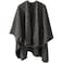 Royoliving Fuzzy Sherpa Wearable Fleece Blanket with Pockets for Adults Ultra Soft Plush Shawl Throw Blankets Grey 58 x 64