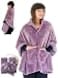 EzrAllora Premium Double Layer Wearable Blanket for Women Drape and Go No Sleeves Shawl Wrap with Pockets Grandma Mom Gifts Velvet Lavender