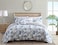Tommy Bahama Queen Comforter Set with Shams Bed Skirt Soft Breathable Reversible Bedding Dorm Room Essentials Raw Coast Medium Blue