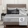 BEDELITE Queen Comforter Set 7 Pieces Bed in A Bag Soft Microfiber Reversible Black Bed Set with Comforters Sheets Pillowcases Shams Cozy Luxury Bedding Sets for All Season