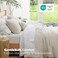 Bedsure California King Comforter Set 4 Pieces Pinch Pleat Bed Set Beige Boho Bedding for All Season 1 Soft Comforter 2 Pillowcases 1 Decorative Pillow