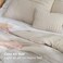 Bedsure California King Comforter Set 4 Pieces Pinch Pleat Bed Set Beige Boho Bedding for All Season 1 Soft Comforter 2 Pillowcases 1 Decorative Pillow