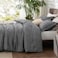 Bedsure California King Comforter Set Charcoal Grey Soft Bedding for All Seasons Cationic Dyed Bed Set 3 Pieces 1 California King Size Comforter 104x96 and 2 Pillow Shams 20x362