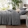 Bedsure California King Comforter Set Charcoal Grey Soft Bedding for All Seasons Cationic Dyed Bed Set 3 Pieces 1 California King Size Comforter 104x96 and 2 Pillow Shams 20x362