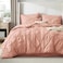Bedsure California King Comforter Set Dusty Pink Bed in a Bag California King 7 PCS GentleSoft Bed Set Gift for Family All Season Down Alternative Comforter with Sheets Pillowcases Shams