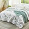 Bedsure Comforter Set Queen Size Cute Floral Bedding Comforter Set 3 Pieces 1 Soft Reversible Sage Green Botanical Flowers Comforter and 2 Pillow Shams