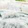 Bedsure Comforter Set Queen Size Cute Floral Bedding Comforter Set 3 Pieces 1 Soft Reversible Sage Green Botanical Flowers Comforter and 2 Pillow Shams