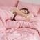 Bedsure Queen Comforter Set Baby Pink Bed in a Bag Queen Size Bedding 7 Pieces GentleSoft Pintuck Bed Set Gift for Family All Season Down Alternative Comforter with Sheets Pillowcases Shams