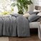 Bedsure TwinTwin XL Comforter Set Charcoal Grey Soft Bedding for All Seasons Cationic Dyed Bed Set 2 Pieces 1 Twin Size Comforter 68x88 and 1 Pillow Sham 20x262
