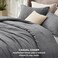 Bedsure TwinTwin XL Comforter Set Charcoal Grey Soft Bedding for All Seasons Cationic Dyed Bed Set 2 Pieces 1 Twin Size Comforter 68x88 and 1 Pillow Sham 20x262