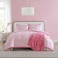 Betsey Johnson FullQueen Comforter Set Super Soft Bedding with Matching Shams Bonus Throw Included Chic Bedding Essentials Signature Hotel Solid Pink FullQueen