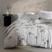 Calvin Klein King Comforter Set with Shams Floral Bedding with Matching Shams Medium Weight for All Season Aquarelle Floral Grey