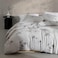 Calvin Klein King Comforter Set with Shams Floral Bedding with Matching Shams Medium Weight for All Season Aquarelle Floral Grey
