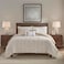 Harbor House Cotton Comforter Set Trendy Tufted Textured Design All Season Down Alternative Cozy Bedding with Matching Shams Anslee Pom Pom Taupe FullQueen92x96 3 Piece