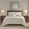 Harbor House Cotton Comforter Set Trendy Tufted Textured Design All Season Down Alternative Cozy Bedding with Matching Shams Anslee Pom Pom Taupe FullQueen92x96 3 Piece