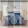 Intelligent Design Complete Bed In A Bag Casual Boho Comforter with Sheet Set Decorative Pillow All Season Bedding Set Full Loretta Navy 9 Piece