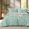 Joiedomi Floral Queen Comforter Set Sage Green Bedding Set 3 Pieces Queen Bed in a Bag with 1 Soft Reversible Botanical Flowers Comforter and 2 Pillow Shams