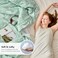 Joiedomi Floral Queen Comforter Set Sage Green Bedding Set 3 Pieces Queen Bed in a Bag with 1 Soft Reversible Botanical Flowers Comforter and 2 Pillow Shams