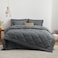 Love's cabin Loves cabin Twin XL Comforter Set Dark Grey 5 Pieces Twin XL Bed in a Bag All Season Bedding Sets with 1 Comforter 1 Flat Sheet 1 Fitted Sheet 1 Pillowcase and 1 Pillow Sham