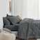 Love's cabin Loves cabin Twin XL Comforter Set Dark Grey 5 Pieces Twin XL Bed in a Bag All Season Bedding Sets with 1 Comforter 1 Flat Sheet 1 Fitted Sheet 1 Pillowcase and 1 Pillow Sham