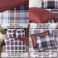 Madison Park Essentials Parkston Plaid Comforter Set Soft Brushed Microfiber College Bedding 3M Scotchguard Stain Release Cover Modern All Season Cabin Bedding Twin Twin XL Red 2 Piece