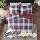 Madison Park Essentials Parkston Plaid Comforter Set Soft Brushed Microfiber College Bedding 3M Scotchguard Stain Release Cover Modern All Season Cabin Bedding Twin Twin XL Red 2 Piece