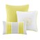 Madison Park Lola Sateen Cotton Comforter SetCasual Medallion Floral Design All Season Down Alternative Bedding Shams Bedskirt Decorative Pillows King GreyYellow 7 Piece