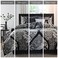 Madison Park Vienna Sateen Cotton Comforter Set Breathable Soft Cover Trendy All Season Down Alternative Cozy Bedding with Matching Shams King Black 7 Piece