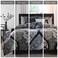 Madison Park Vienna Sateen Cotton Comforter Set Breathable Soft Cover Trendy All Season Down Alternative Cozy Bedding with Matching Shams King Black 7 Piece
