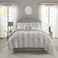 Madison Park Zuri Soft Plush Comforter Set Faux Fur Animal Stripes Design Faux Mink On The Reverse Modern All Season Bedding Set with Matching Sham King Snow Leopard 4 Piece