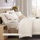 Monbix Queen Comforter Set 7 Pieces Snow White Bed in a Bag Queen Bedding Sets with Comforters All Seasons Comforter Bed Set with Sheets Pillowcases Shams