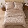 MR&HM MRHM Satin Comforter King 7 Pieces Luxurious Pinch Pleat Bedding Set with Comforter Flat Sheet Fitted Sheet Pillowcases Shams Super Silky Soft Bed Set for All Season King Champagne