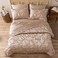 MR&HM MRHM Satin Comforter King 7 Pieces Luxurious Pinch Pleat Bedding Set with Comforter Flat Sheet Fitted Sheet Pillowcases Shams Super Silky Soft Bed Set for All Season King Champagne