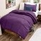 Bare Home Comforter Set TwinTwin Extra Long Size UltraSoft Goose Down Alternative Premium 1800 Series All Season Warmth TwinTwin XL Plum