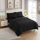 Sweet Home Full Size Comforter Set with Sheets 7Piece Bedding Collection 1 Comforter 1 Fitted Sheet 1 Flat 4 Pillowcases Deep Pocket Soft Breathable Premium Quality Ideal for All Seasons Black